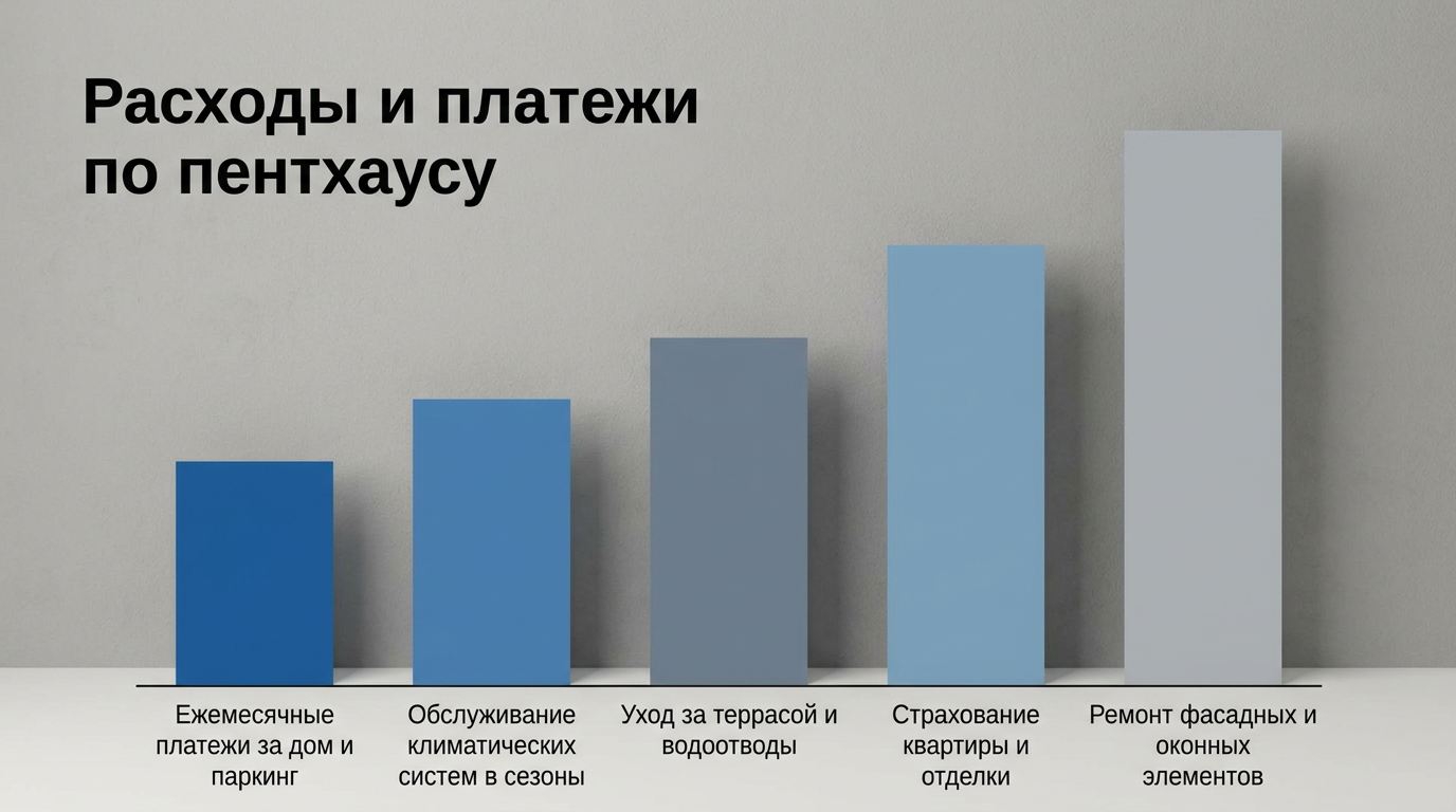 Расходы и платежи по пентхаусу